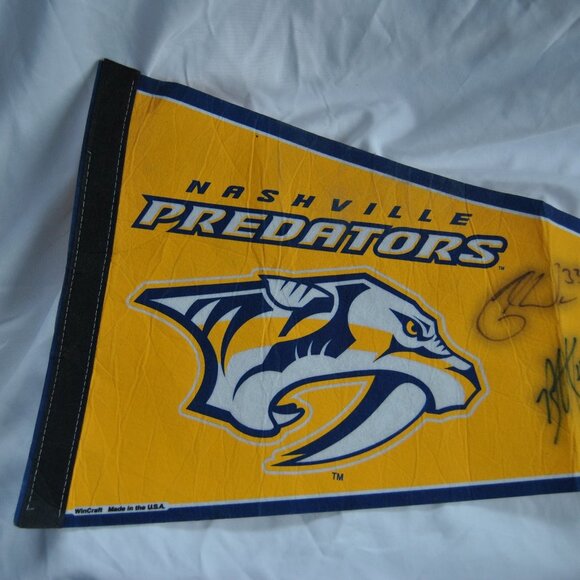 Nashville Predators NHL Pennant Signed - Picture 2 of 9